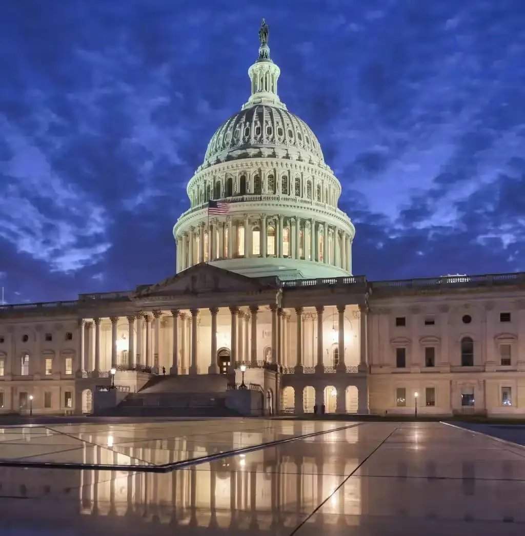 U.S. Capitol in Washington, D.C., where Breakthrough T1D advocates meet with Congress to support type 1 diabetes research and policy initiatives